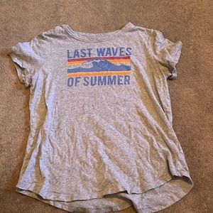 Grey graphic design t shirt